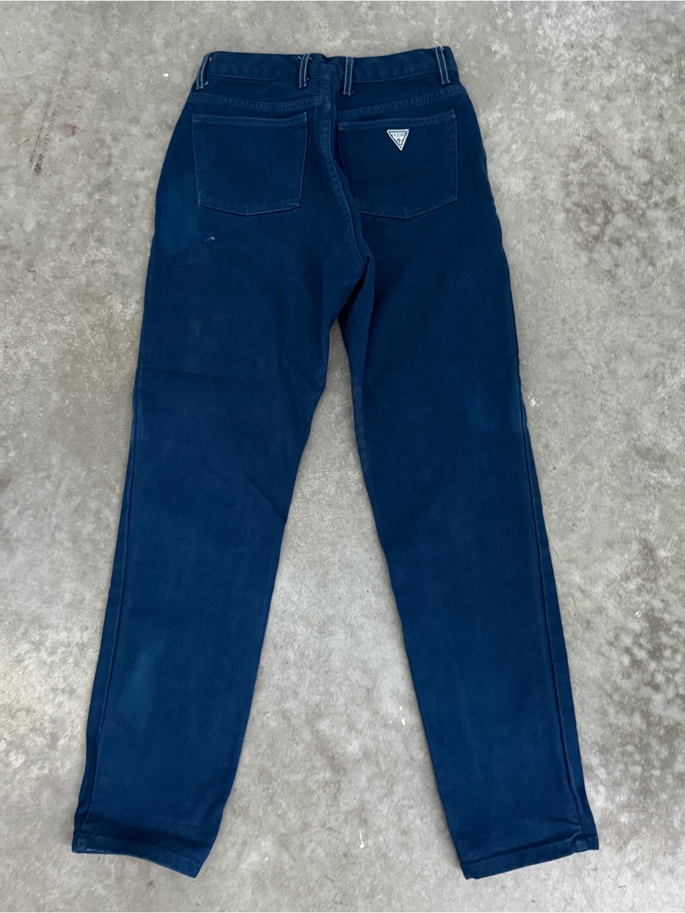GUESS Navy Blue mid rise Straight Leg Jeans